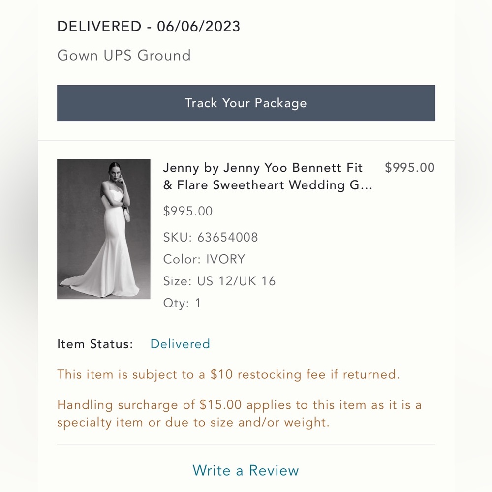 Jenny by Jenny Yoo Bennett Fit & Flare Sweetheart Wedding Gown - Picture 5 of 9